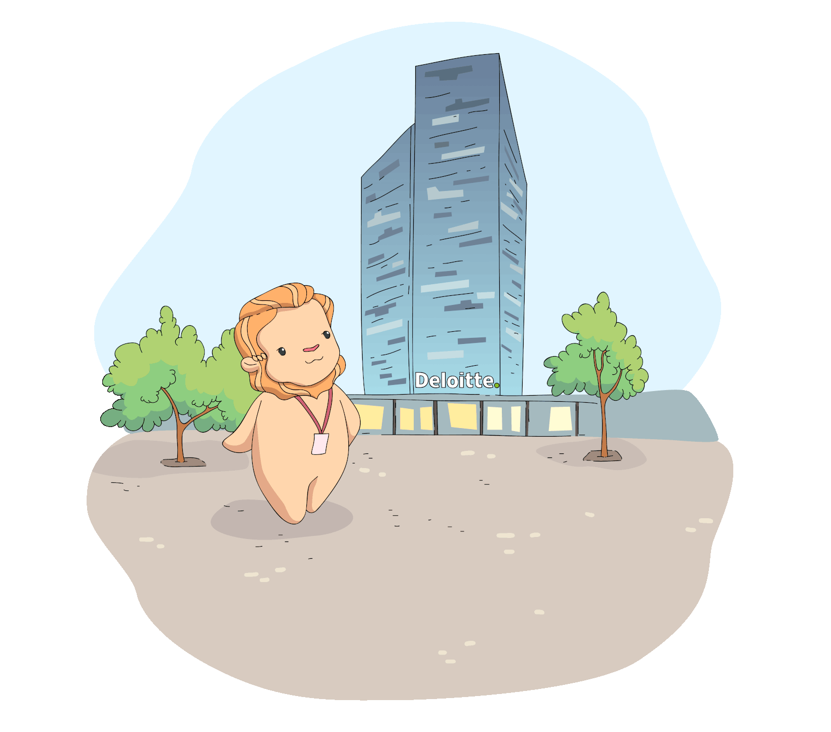 Maka working for Deloitte